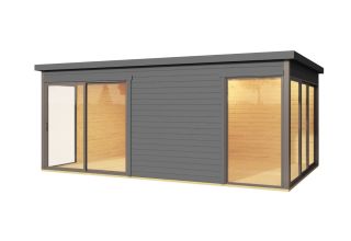 Lasita Maja Tuinhuis Domeo 3 Carbongrey/Anthracite