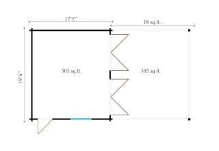 De Hoeve dubbele garage/carport Askim 70 | 1020cm x 575cm