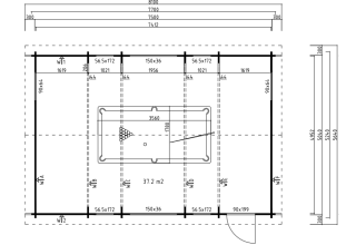 De Hoeve Tuinkamer/Biljartkamer Tønsberg 44 C | 750cm x 504cm
