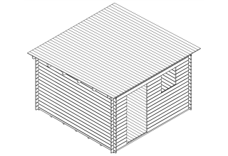 De Hoeve Tuinhuis Dreischor| 400x400 cm