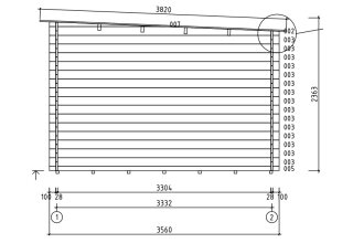 De Hoeve Tuinhuis Dreischor| 400x400 cm