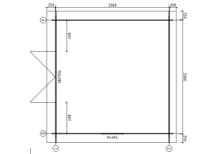 De Hoeve Tuinhuis Dreumel| 3,3 x 3,3 m