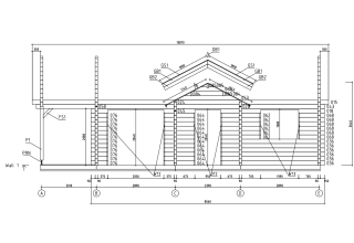 De Hoeve Houten Huis Jomsborg 90 | 1030cm x 660cm