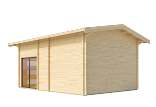 Gardenhouse24 Blokhut Caddy 70mm | 590x760cm