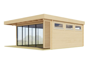 Gardenhouse24 Tuinkamer Alu-Melany 44mm | 600x600cm