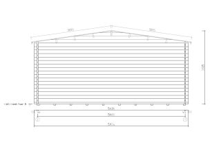 De Hoeve Carport Zegveld 44 | 9,4 x 5,7 m