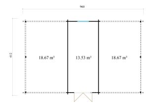 De Hoeve Carport Zegveld 44 | 9,4 x 5,7 m