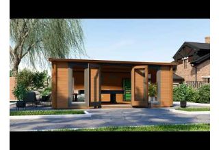 De Hoeve Tuinhuis Bryne 70 B| 550cm x 500cm