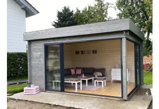 De Hoeve tuinkamer Wehl ALU Concept 70 A | 4,8 x 3,6 m 70 mm