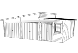 De Hoeve Garage Risör 44 | 865cm x 538cm 