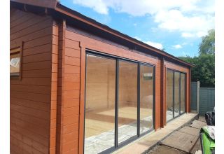 De Hoeve Tuinkamer Hellendoorn ALU  B 44 | 840 x 440 cm