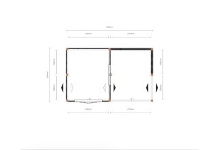 Kapschuur De Hoeve XL 635x440cm