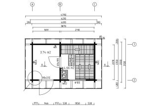 De Hoeve Buiten Saunacabine Hemsdal 70 | 400cm x 235cm