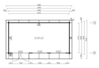 De Hoeve mancave 70 A | 6.1 x 3.6 m
