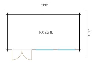 De Hoeve Tuinhuis Avenhorn 44 A | 6,1 x 3,6 m