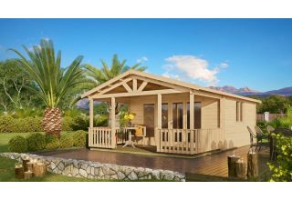 De Hoeve Recreatieblokhut Hamar 44 B | 7,45 x 4,75 m