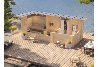 De Hoeve Saunacabine Boden 70 B | 636cm x 298cm 