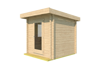 De Hoeve houten buitenstoombad Hoorn LI 70 | 2,5 x 2,5 m - 70 mm