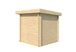 De Hoeve houten buitenstoombad Hoorn LI 70 | 2,5 x 2,5 m - 70 mm