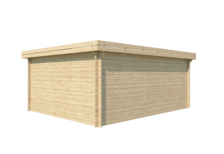 De Hoeve tuinberging model Sluis 28 F | 3,8 x 3,8 m - 28 mm