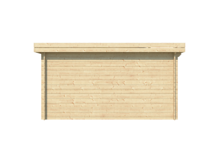 De Hoeve tuinberging model Sluis 28 F | 3,8 x 3,8 m - 28 mm