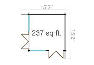 De Hoeve Tuinkantoor Barendrecht 70 | 4.6 x 4.6 m