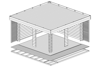 De Hoeve Tuinkantoor Almere 44 A | 4,6 x 4,6 m