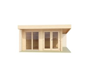 De Hoeve tuinkantoor Buitenpost B 70 | 6,6 x 4,7 m 70 mm