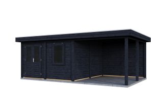 Lugarde Select Modern Tuinhuis Almere - Zwart Geïmpregneerd