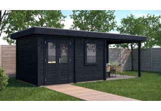 Lugarde Select Modern Tuinhuis Emmen - Zwart Geïmpregneerd