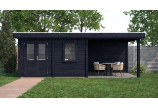 Lugarde Select Modern Tuinhuis Emmen - Zwart Geïmpregneerd