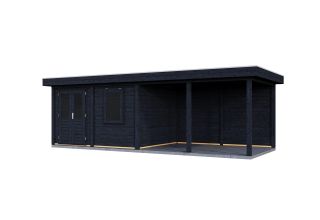 Lugarde Select Modern Tuinhuis Zutphen - Zwart Geïmpregneerd