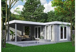 De Hoeve luxe tuinbijgebouw Ezinge 70 | 6,8 x 4,8 m 70 mm