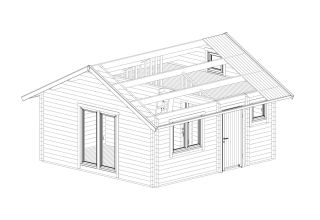 De Hoeve Vakantiehuis Jessheim 44 ┃ 518cm x 497cm 