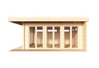 De Hoeve moderne blokhut Ede 44 | 6 m x 6 m 44 mm