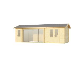 De Hoeve Tuinhuis ALU Model Falun 44 | 818cm x 309cm