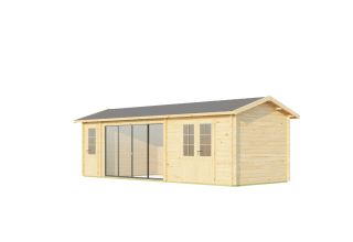 De Hoeve Tuinhuis ALU Model Falun 44 | 818cm x 309cm