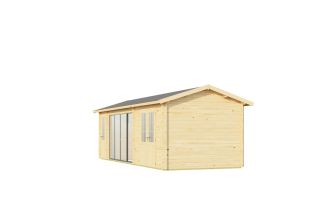 De Hoeve Tuinhuis ALU Model Falun 44 | 818cm x 309cm