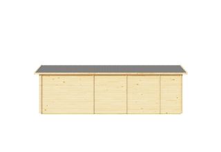 De Hoeve Tuinhuis ALU Model Falun 44 | 818cm x 309cm