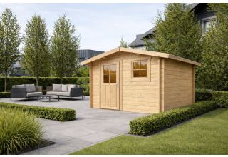 De Hoeve Blokhut Houten 3B | 270cm x 270cm