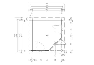De Hoeve Hoekschuur Aalsmeer Classic 44 A | 3,6 x 3,6 m 