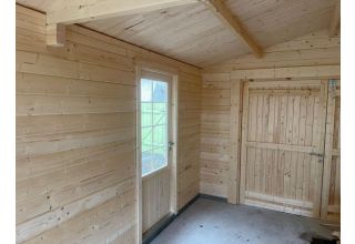 De Hoeve Houten Garage Pjotr 70 B | 6,4 x 4,3 m | 21m2