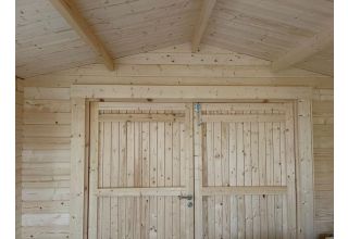 De Hoeve Houten Garage Pjotr 70 B | 6,4 x 4,3 m | 21m2