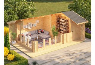 De Hoeve Tuinkamer Kalundborg 70B | 742cm x 510cm