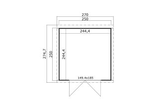 Outdoor Life Mila 250 Platinum Grey