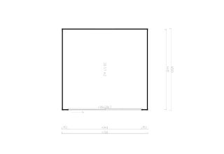 De Hoeve tuinhuis model Leuth Alu 70 C