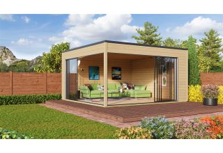 De Hoeve tuinhuis De Kwakel ALU 44 D | 4,8 x 4,5 m