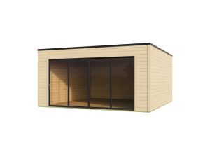De Hoeve Tuinkamer Echteld Q-BIC Alu 44 E | 5,2 x 5,2 m