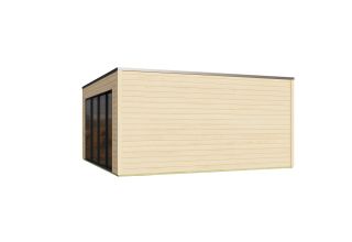 De Hoeve Tuinkamer Echteld Q-BIC Alu 44 E | 5,2 x 5,2 m