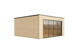 De Hoeve Tuinkamer Echteld Q-BIC Alu 44 E | 5,2 x 5,2 m